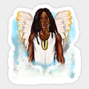 The Best Valentine’s Day Gift ideas 2022, Rasta angel - angel with dreadlocks Sticker